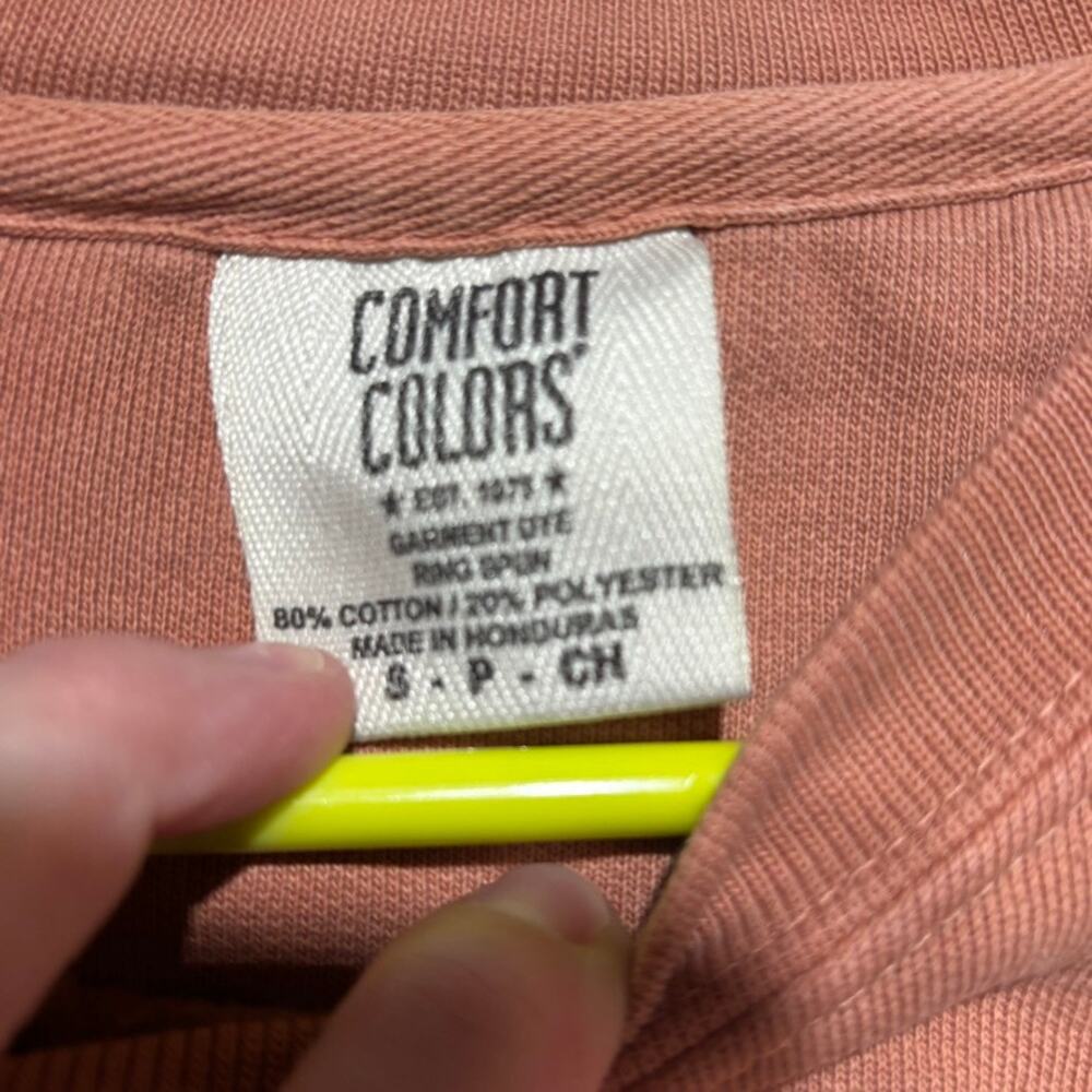 Comfort Colors Unisex Midwest Burnt Orange Sweatshirt Pullover Size S - Picture 2 of 6